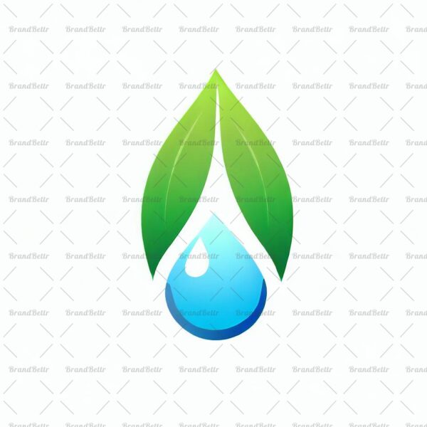 Wassertropfen und Blatt